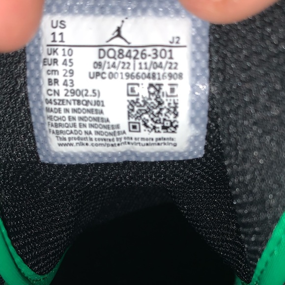 ❌SOLD❌Air Jordan 1 mid lucky green - Picture 7 of 13